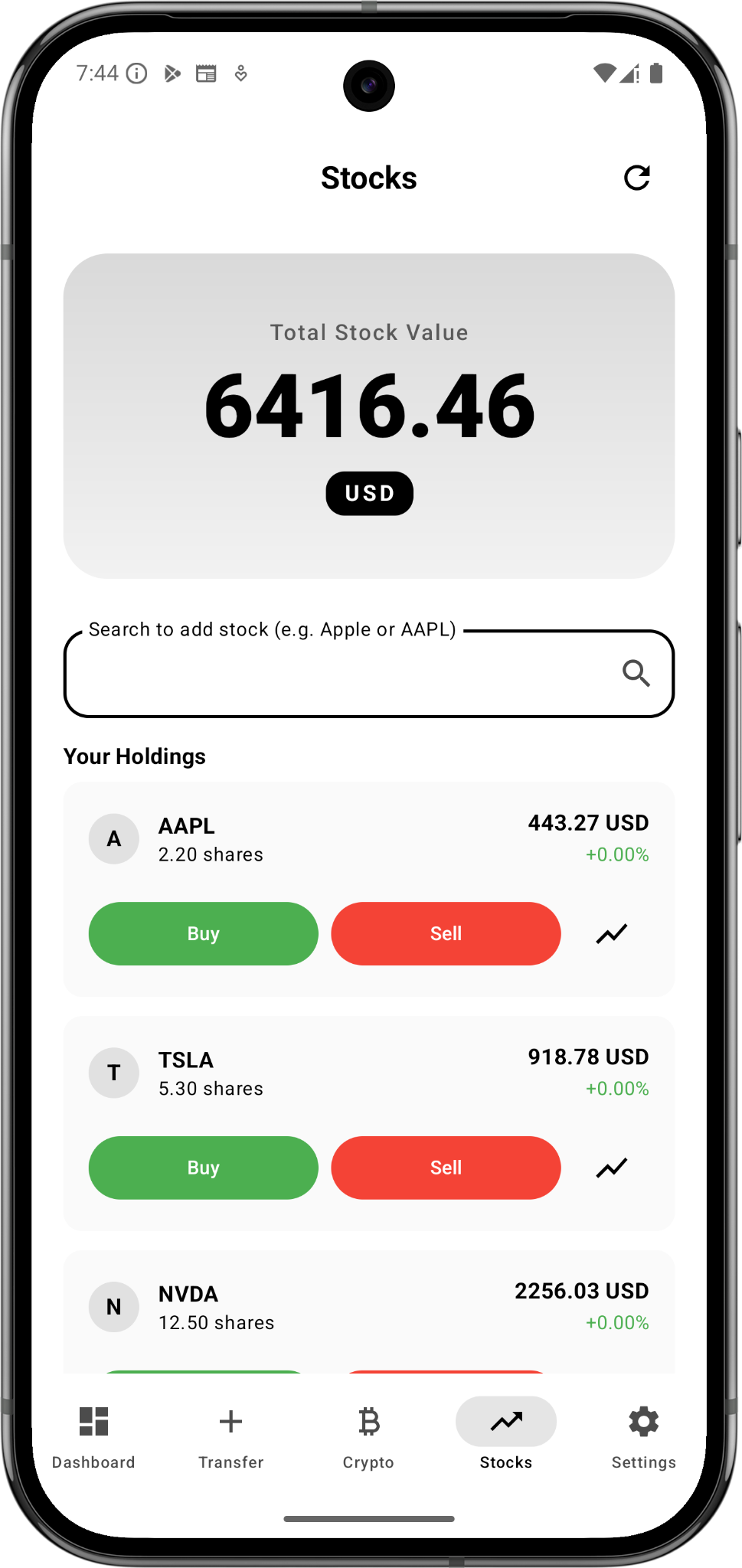 Balencio stocks screen